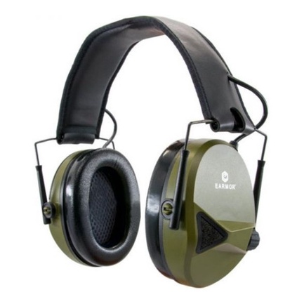 Abafador Eletrônico de Ruído para Tiro Esportivo regula acima de 82dB Earmor M30-FG