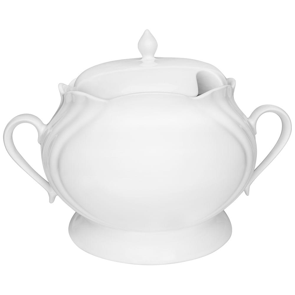 Sopeira 4 Litros com Tampa  Soleil White em Oferta na Shopee