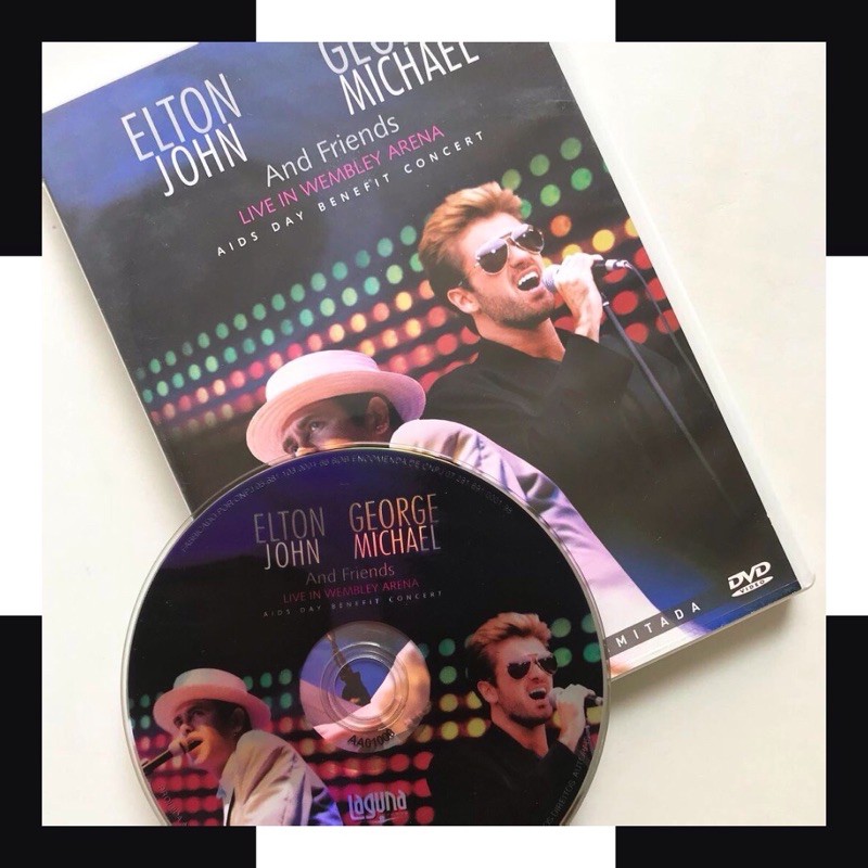 DVD ELTON JOHN e GEORGE MICHAEL -  AND FRIENDS LIVE IN WEMBLEY ARENA