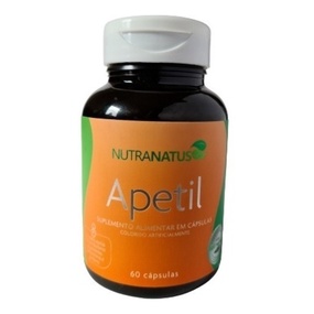 Apetil - Inibe Apetite E Acelera O Metabolismo(60 Cápsulas)