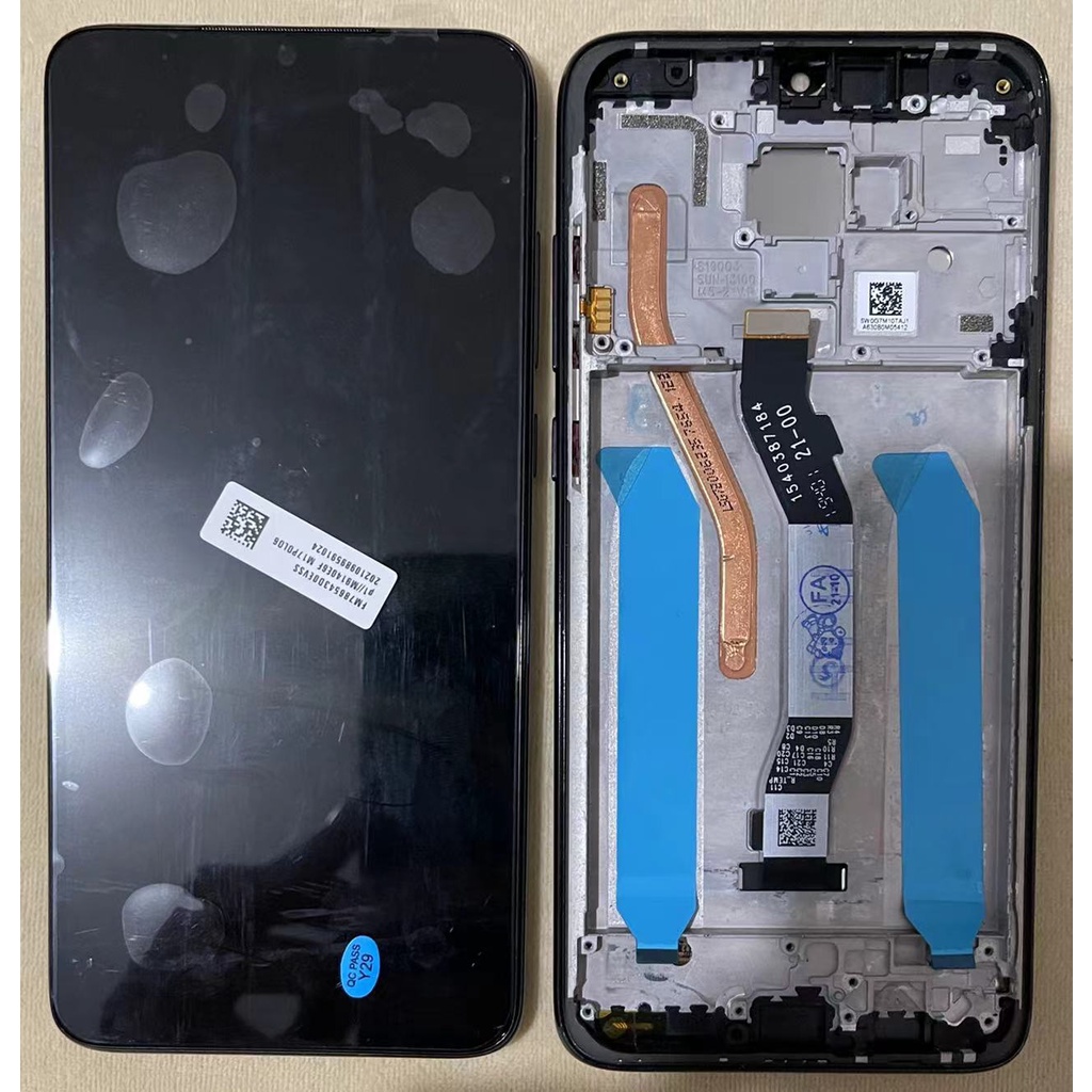 Frontal Display Tela Xiaomi Redmi Note 8 Pro COM ARO M1906g7g Original Nacional