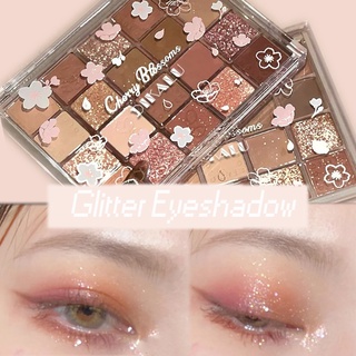 20 Cores Paleta De Sombras Brilhantes Glitter Matte Eyeshadows De Longa Duração De Olhos Paletas Coloridas Pigmentos Para Os Sombra De Olho