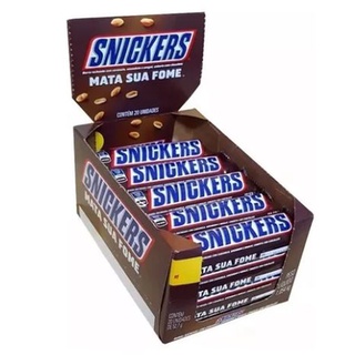 Chocolate Snickers 20un De 45g (900g) | Shopee Brasil