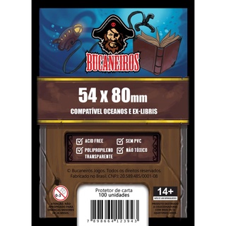Sleeve Bucaneiros Yucatan 54 x 80 mm - 100 unidades