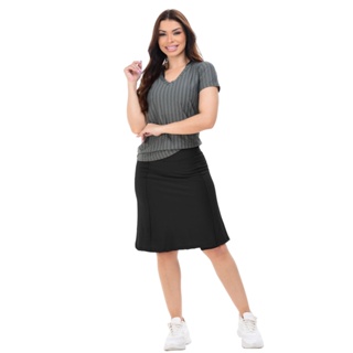 Saia Short Moda Fitness Evangélica Tecido Suplex Grosso em Oferta na Shopee