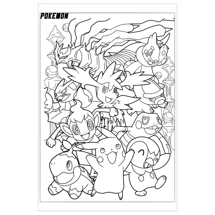 Desenho para colorir Pokémon MegaEvolução : Mega Alakazam 65 65