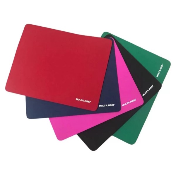 Mouse Pad Multilaser AC066 Colors 22x18cm | Shopee Brasil