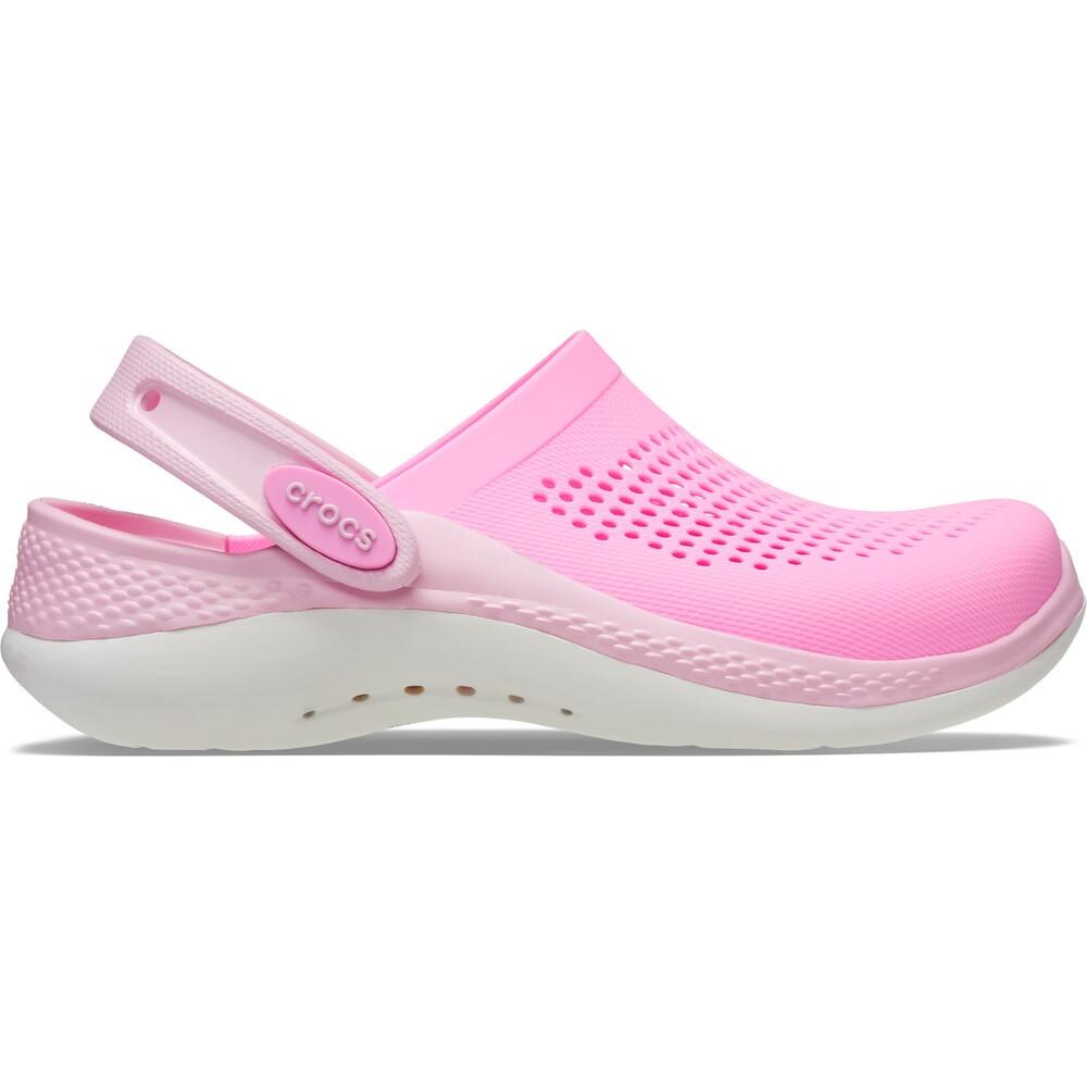 Sandália crocs literide 360 juvenil taffy pink/ballerina pink - Escorrega o  Preço