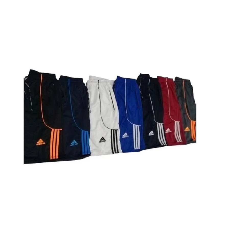 bermuda adidas bolso ziper