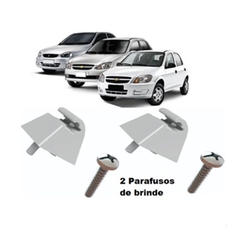 2 Grampo Presilha Suporte Do Quebra Sol Celta 2010 2011 2012 Com parafusos em Oferta na Shopee