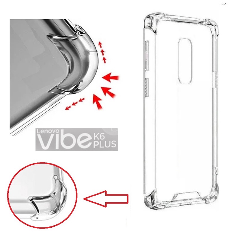 Capa Anti Impacto LENOVO VIBE K6 PLUS Tela 5.5 Capinha Película 1