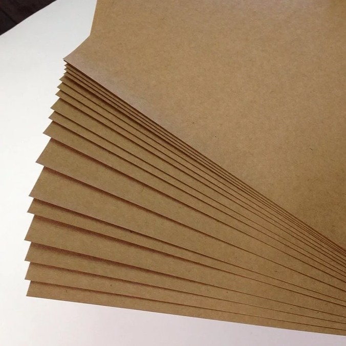 🔥Promoção!🔥 Papel Kraft A4 - 50 Folhas ideal p caixinha tags convite