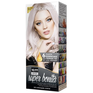 Coloração Super Bonita 50g - 10.111 Louro Cinza Clarissimo Super Intenso