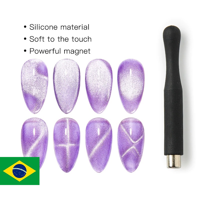 Imã Vara magnética para Unhas Cat Eyes Efeito Olho de gato Efeito 3DVara Magnética/Forte/UV/Gel Para Manicure