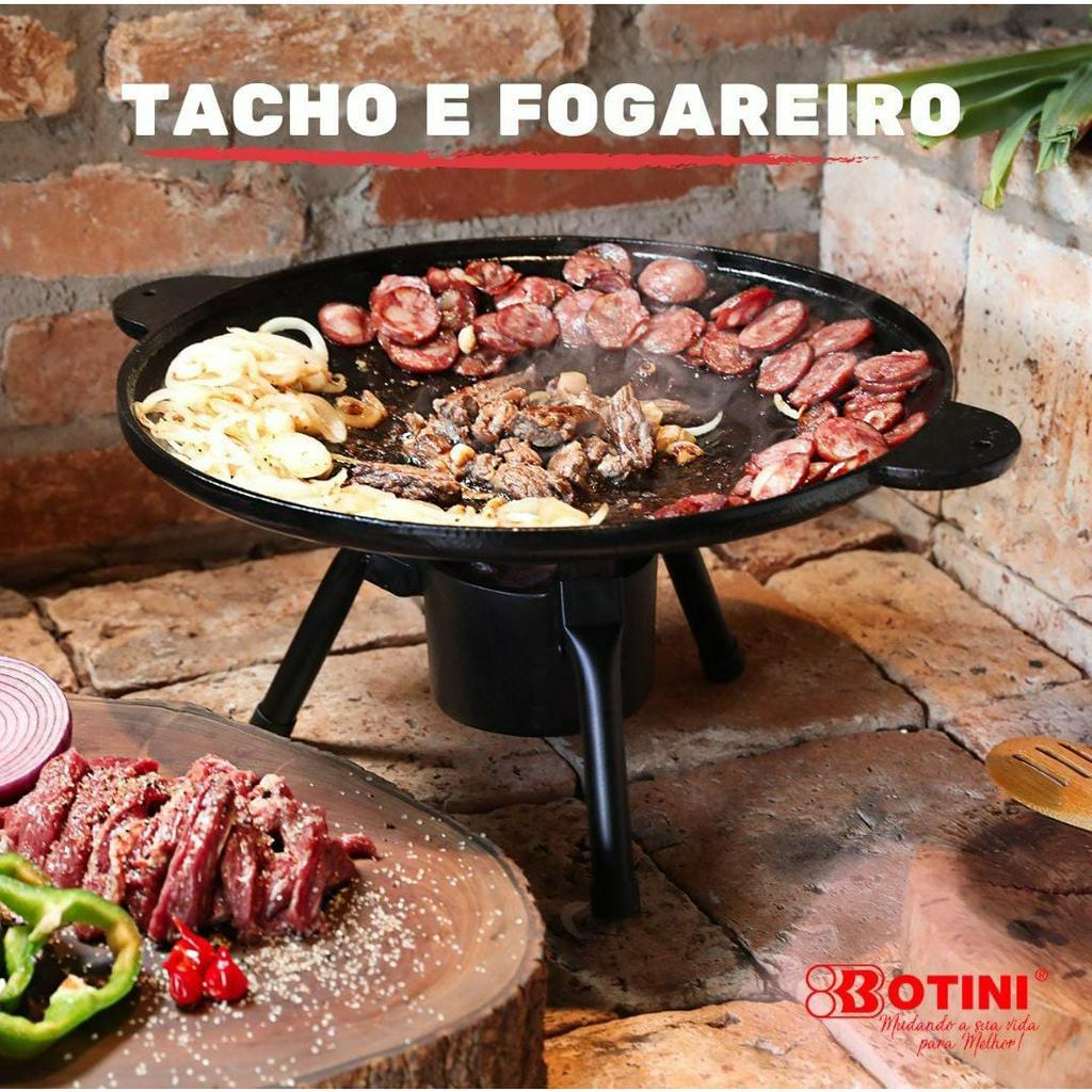 Tacho Bifeteira Com Fogareiro À Álcool Ferro Fundido Botini