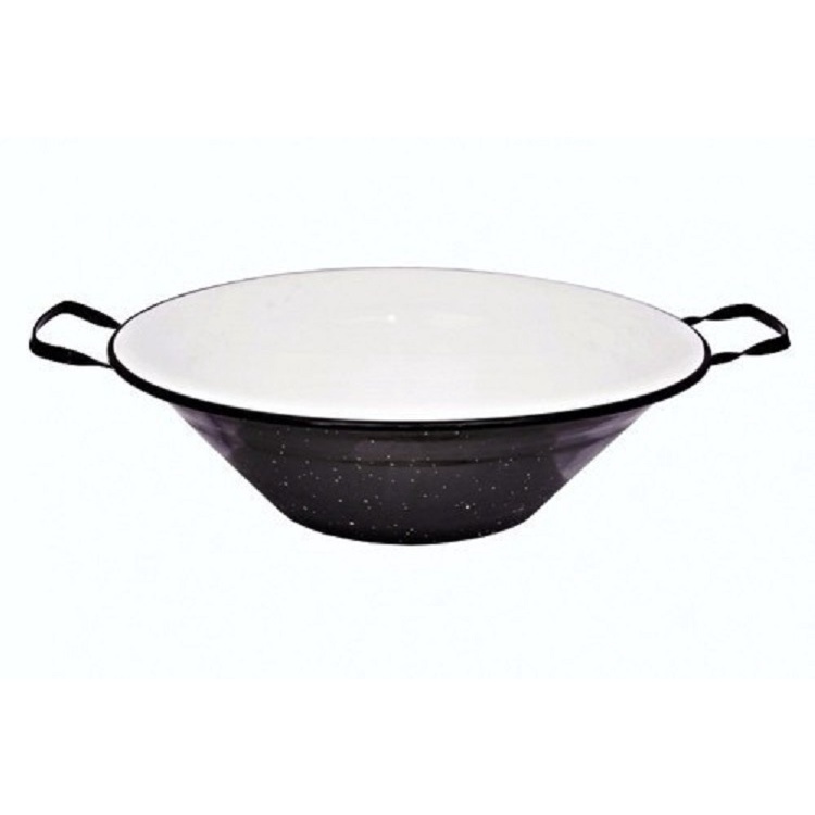 Tacho Esmaltado Branco P/ Frituras N° 24 P (60cm) 18litros Ncg