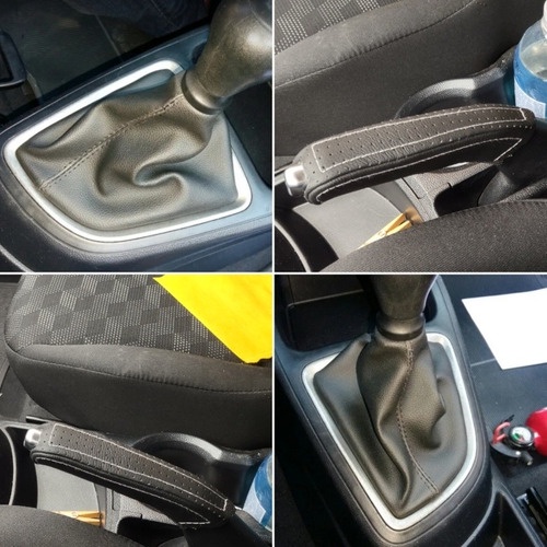 Coifa Câmbio + Capa Manopla Freio Mão Hyundai Hb20 2018