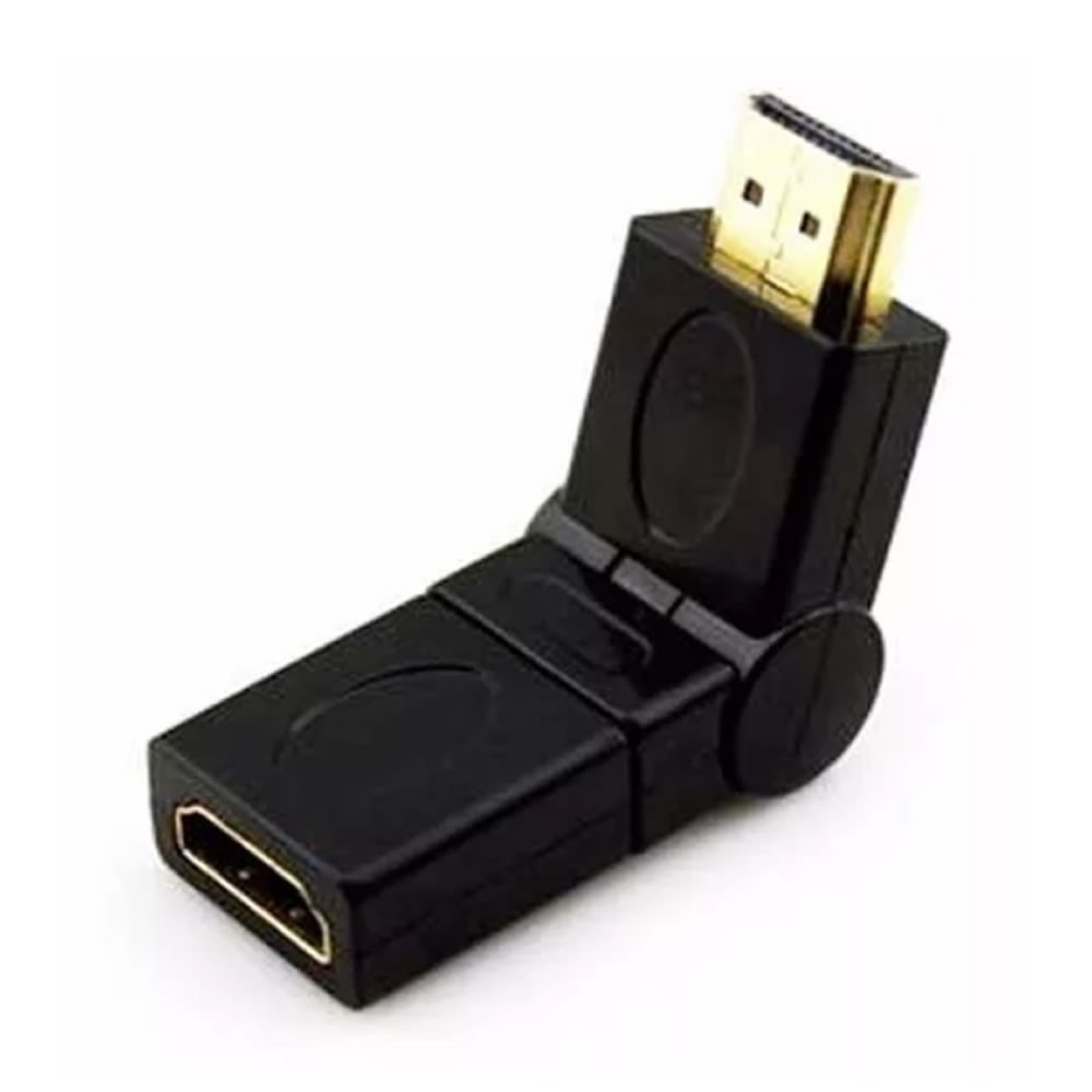 ADAPTADOR MINI HDMI 360° GRAUS MACHO X HDMI FÊMEA 2.0