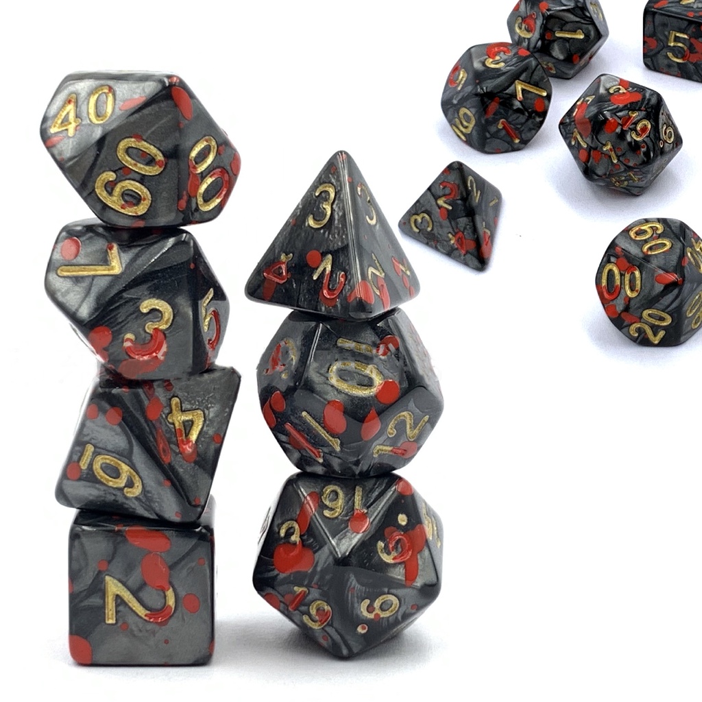 DND Dados Conjunto Dado De Jogo De Mesa Para Dingeons E Drages/RPG/Dice/Mancha
