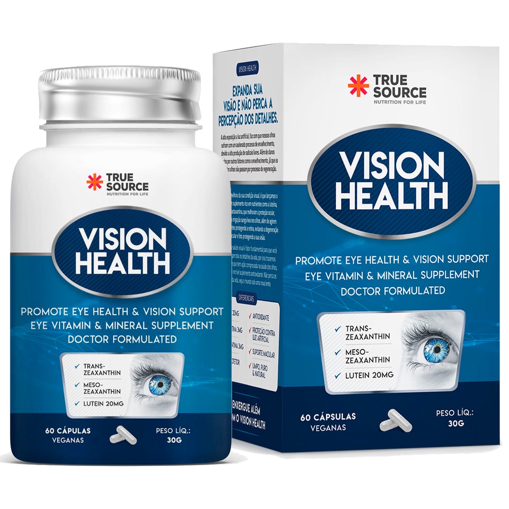 True Vision Health 60 Cápsulas - True Source