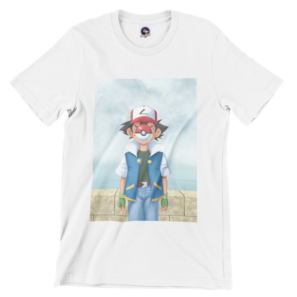 Camiseta Baby Look Feminina Pokémon Ash pikachu !!