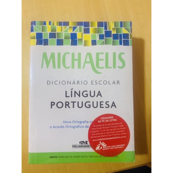 dicionário Michaelis escolar língua portuguesa Shopee Brasil
