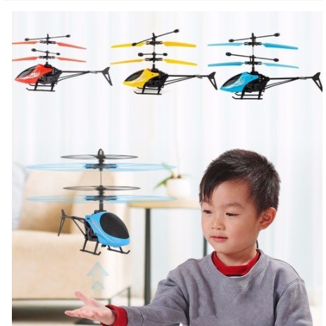Helicóptero Drone com Sensor de Aproximação Recarregável USB + Luz - Kopeck