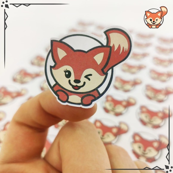 Adesivos Redondos Personalizados 4x4 - SEU LOGO OU TEMA - Festas, Embalagens, Presentes, Doces em Oferta na Shopee