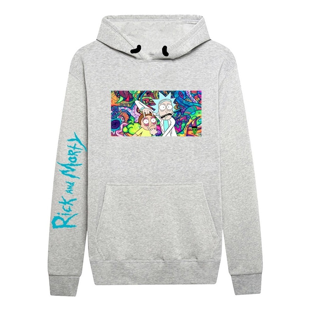 blusa de frio rick and morty