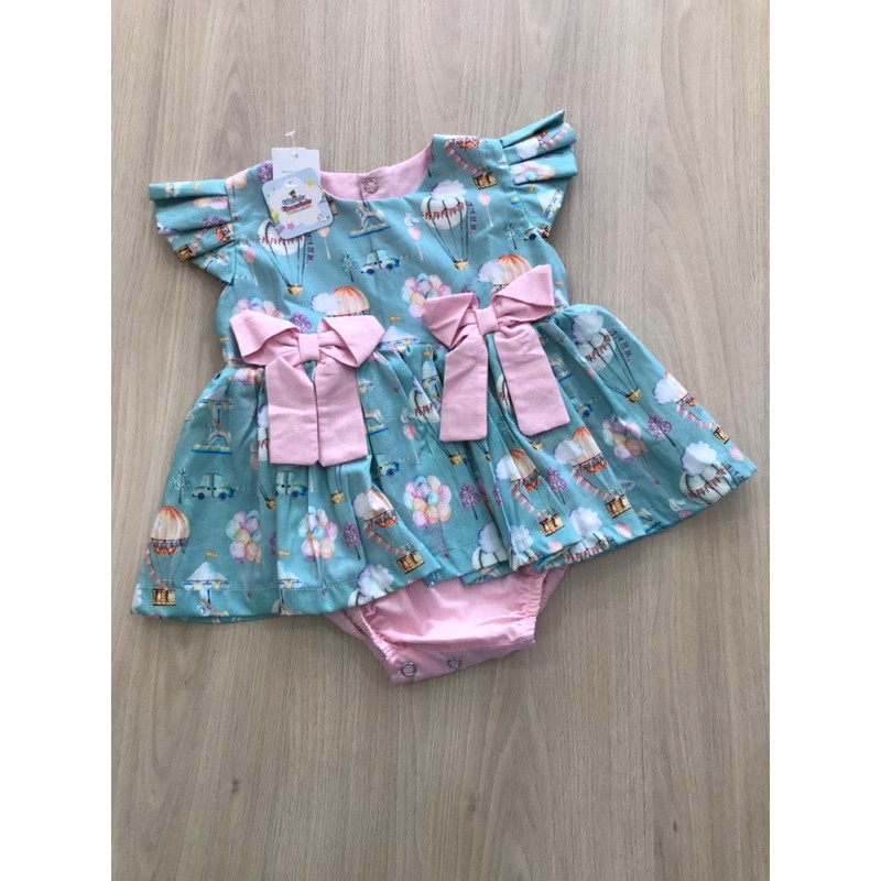 Vestido De Bebe Menina Infantil Enxoval De Bebe Shopee Brasil