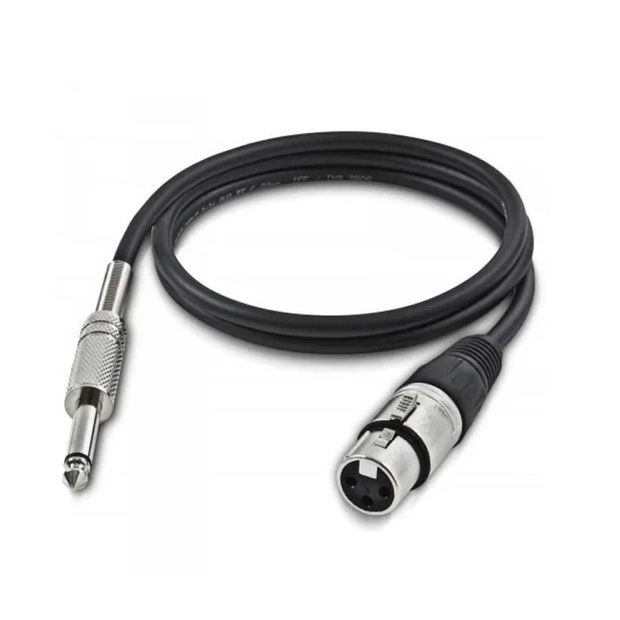 Cabo Microfone Xlr Macho - Canon X P10 Plug - Conector Canon  5 METROS - 2557