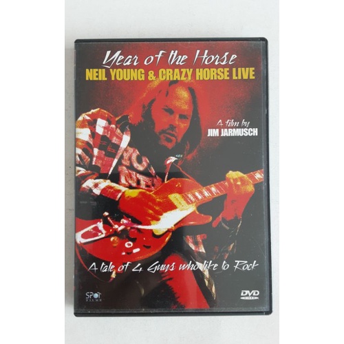 DVD Year Of The The Horse - Neil Young & Crazy Horse Live - A Tale Of 4 Gunz Whp Like To Rock