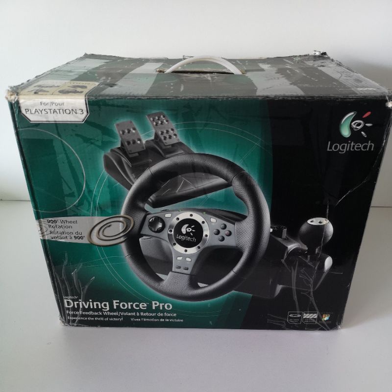 volante Drive Force GT 900º Force Feed-Back logitech PS3/PC - Escorrega o  Preço