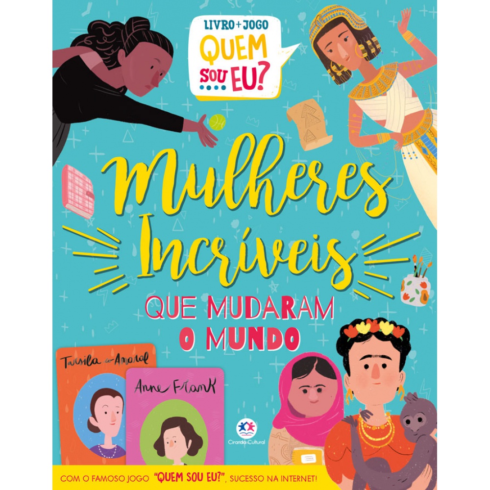 Livro - Jogo Quem sou eu? Mulheres incríveis - Ciranda Cultural em Oferta na Shopee