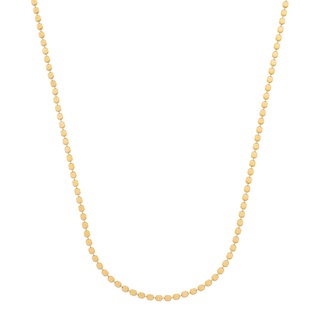 Colar Chapinhas Feminina Amoeto Semijoia Banhado Ouro 18k