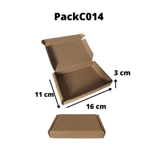 10 Caixas De Papelão Mini Commerce 16 X 11 X 3cm Direto Da Fábrica. em Oferta na Shopee