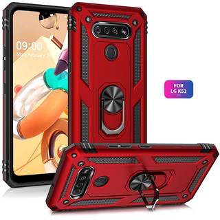 para LG K51s K41S caso à prova de choque de plástico rígido esteja para trás tampa LG K41s LGK51S Phone Case Capa