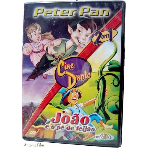 Dvd Original Peter Pan E João E O Pé De Feijão Cine Duplo