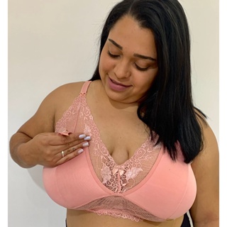Sutiã Soutien Sutian Sutiãs Amamentação Renda PLUS SIZE sultien Gestante em Oferta na Shopee