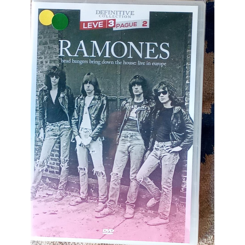 DVD SHOW Ramones – Head Bangers Bring Down The House - Live In Europe