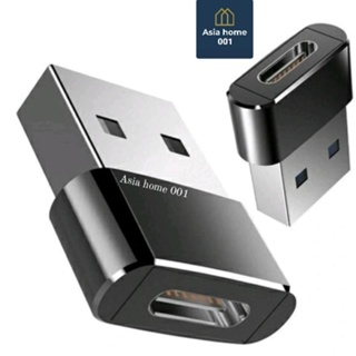 USB C 2.0 Tipo C Fêmea para USB2.0 Tipo A Conector do adaptador de conversor de porta macho para carregamento em Oferta na Shopee