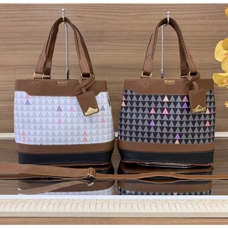 Bolsa Tote Triangle Feminina Média Com alça transversal