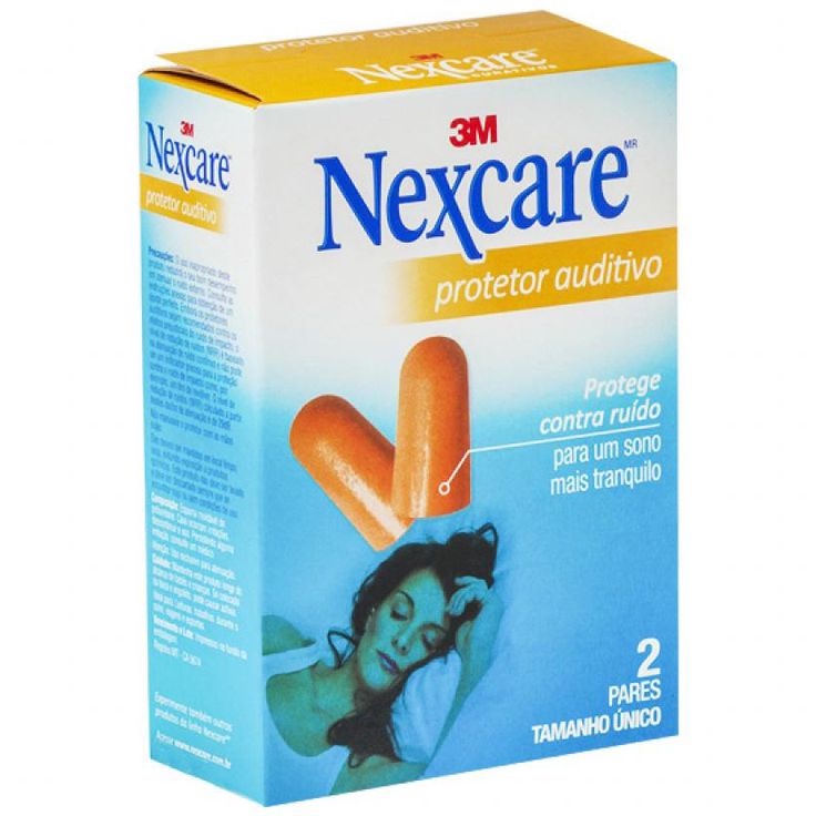 Nexcare 2 pares Protetor auricular - protetor auricular para dormir – protetor auditivo