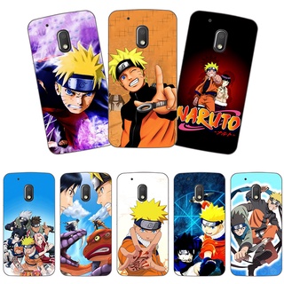 Capa Flexível De Silicone / TPU Naruto Para Motorola Moto G4 Play / XT1604 / XT1609