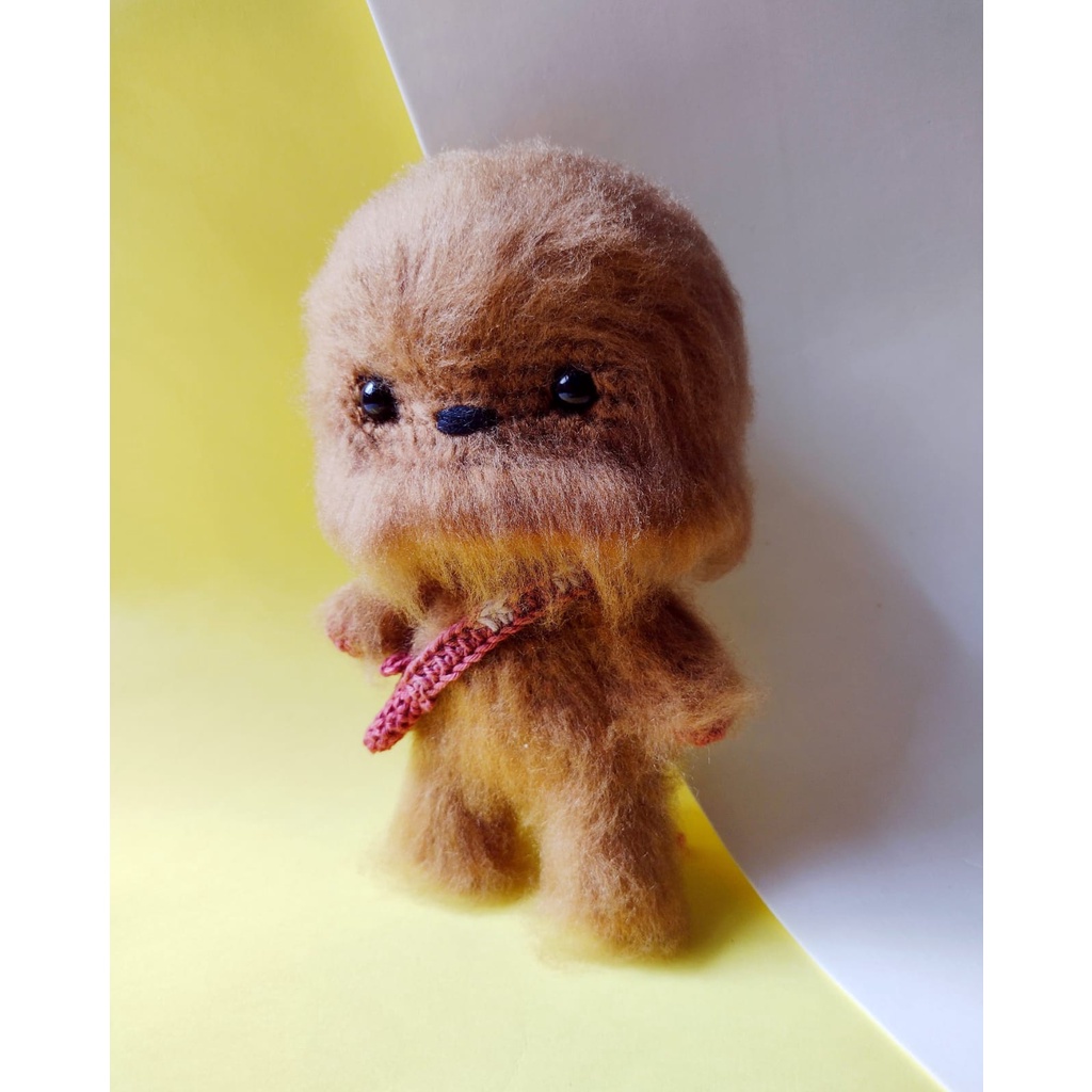 Boneco Star Wars Chewbacca e Yoda amigurumi croche