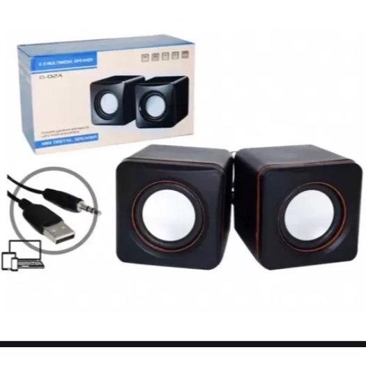 Miss Gold Caixa de Som PC Digital Speaker D-02A - Som - preta - Central - unidade Cod. CX D-02A