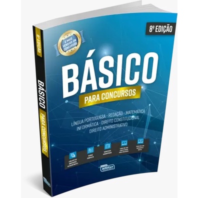 APOSTILA Básico Para Concursos - 8ª Edição - 2022 - ALFACON | Shopee Brasil