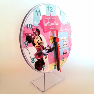 Relógios Minnie Confeiteira, Lembrancinhas aniversário em Oferta na Shopee