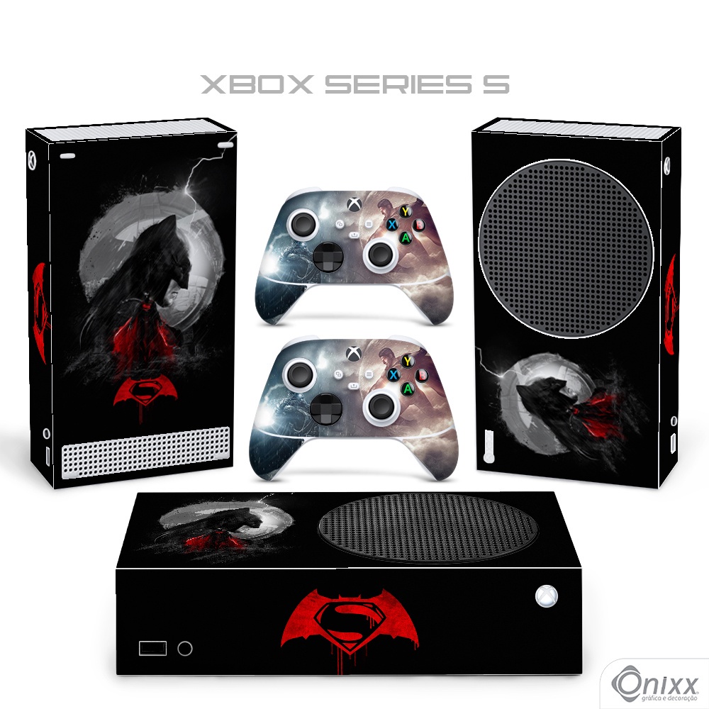 Skin XBOX Series S Adesiva Batman Vs Superman