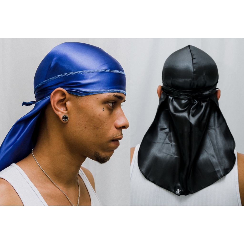 Bandana Durag Dureg Doreg Touca Toca Kit Com 2 Colecao Waver Shopee Brasil